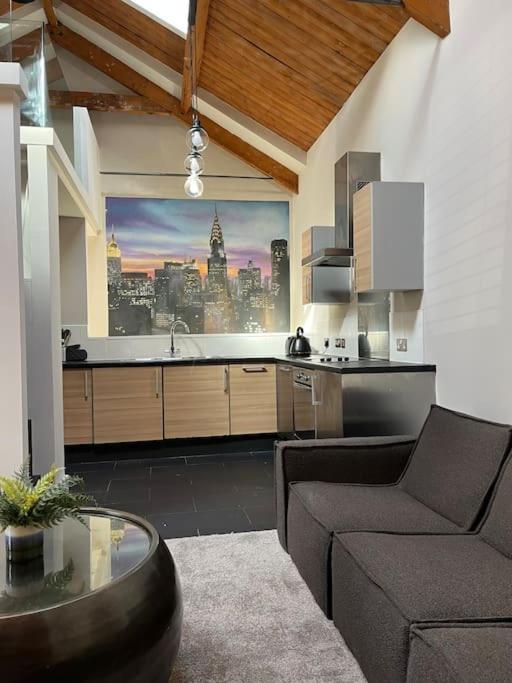Gorgeous 2 Bed Loft Style Apartment Manchester Extérieur photo